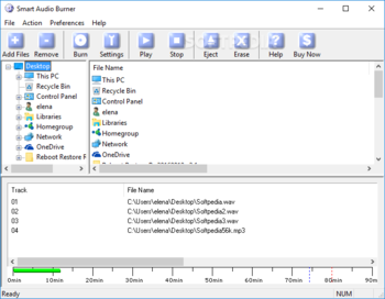 Smart Audio Burner screenshot
