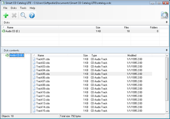 Smart CD Catalog Lite screenshot