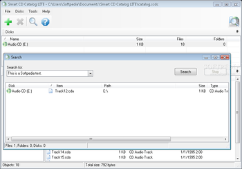 Smart CD Catalog Lite screenshot 2