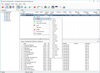 Smart CD Catalog PRO screenshot