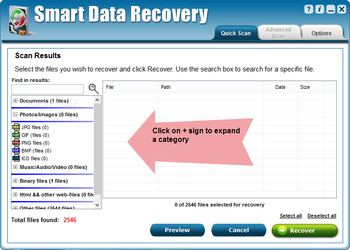 Smart Data Recovery screenshot 2