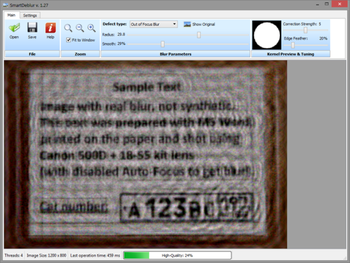 Smart Deblur Portable screenshot