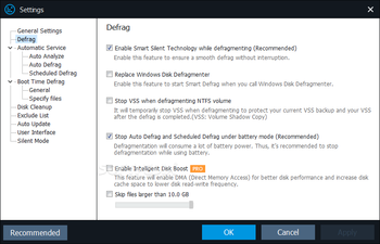 Smart Defrag Portable screenshot 6