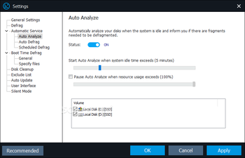 Smart Defrag Portable screenshot 7