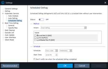 Smart Defrag Pro screenshot 9