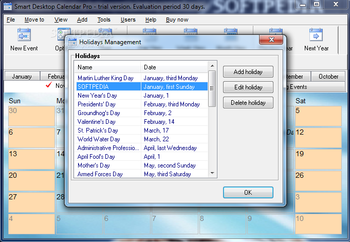 Smart Desktop Calendar Pro screenshot 5
