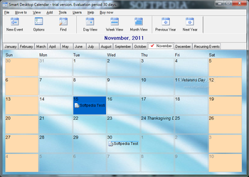 Smart Desktop Calendar screenshot