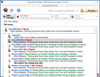 Smart DNS Changer screenshot