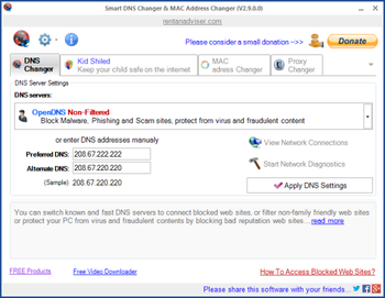 Smart DNS Changer screenshot 2