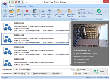 Smart Free Photo Resizer screenshot