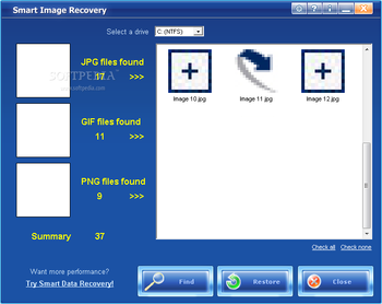 Smart Image Recovery screenshot