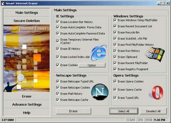 Smart Internet Eraser screenshot 2