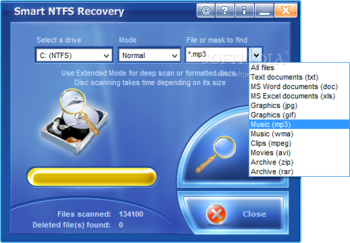 Smart NTFS Recovery screenshot 2