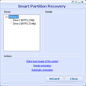Smart Partition Recovery screenshot
