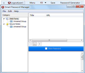 Smart Password Manager screenshot