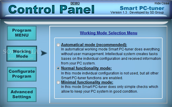 Smart PC-tuner screenshot 2
