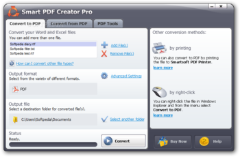 Smart PDF Creator Pro screenshot