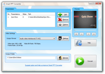 Smart PPT to DVD Converter Pro screenshot