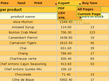 smart report maker (report generator for mysql) screenshot