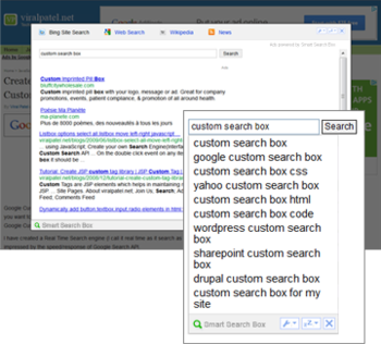 Smart Search Box for Mozilla Firefox screenshot