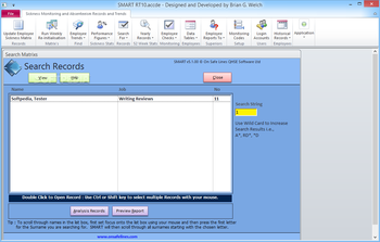 SMART - Sickness Monitoring and Absenteeism Records and Trends screenshot 2