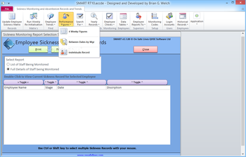 SMART - Sickness Monitoring and Absenteeism Records and Trends screenshot 4