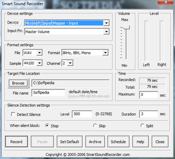 Smart Sound Recorder screenshot