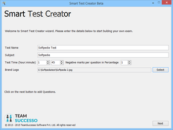 Smart Test Creator screenshot