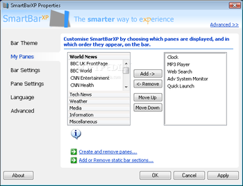 SmartBar XP screenshot 4