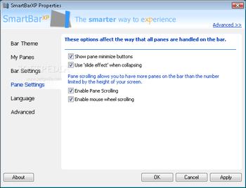 SmartBar XP screenshot 6