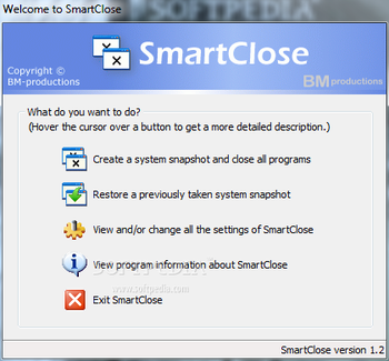 SmartClose screenshot