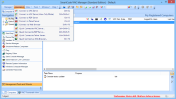 SmartCode VNC Manager Standard Edition screenshot 3