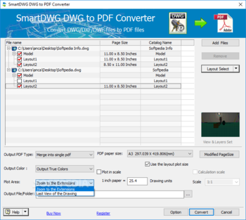 smartdwg dwg to pdf converter screenshot 5