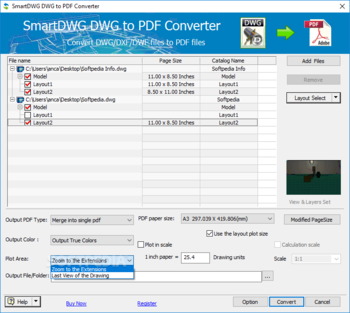 SmartDWG DWG to PDF Converter screenshot 5