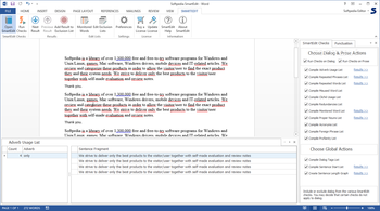 SmartEdit for Word screenshot