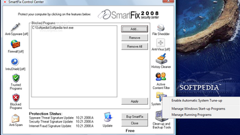 SmartFix Security Center 2008 screenshot 6