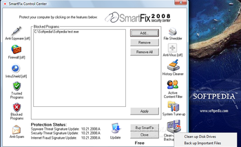 SmartFix Security Center 2008 screenshot 7