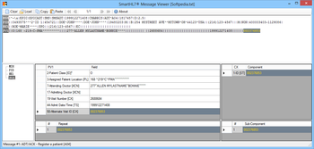 SmartHL7 Message Viewer screenshot