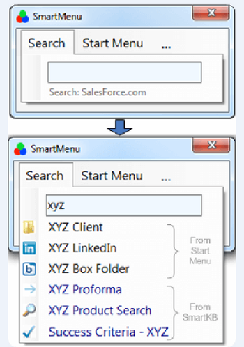 SmartMenu screenshot