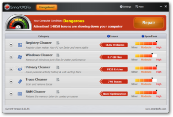 SmartPCFix screenshot