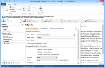 SmartSerialMail Enterprise screenshot