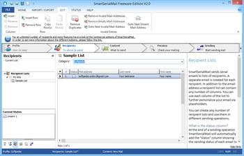 SmartSerialMail Freeware Edition screenshot 4
