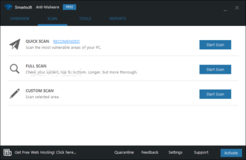 Smartsoft Anti-Malware Free screenshot 2