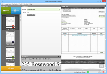 SmartSoft Invoice Scanning screenshot