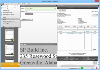 SmartSoft Invoice Scanning screenshot 2