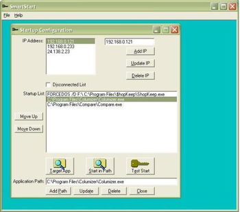 SmartStart screenshot