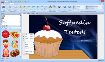 SmartsysSoft Greeting Card Designer screenshot 2