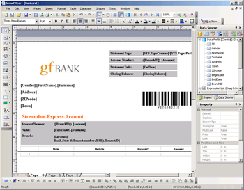 SmartVizor Bill Statement Batch Printing Software screenshot