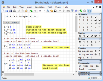 SMath Studio screenshot