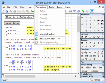 SMath Studio screenshot 5